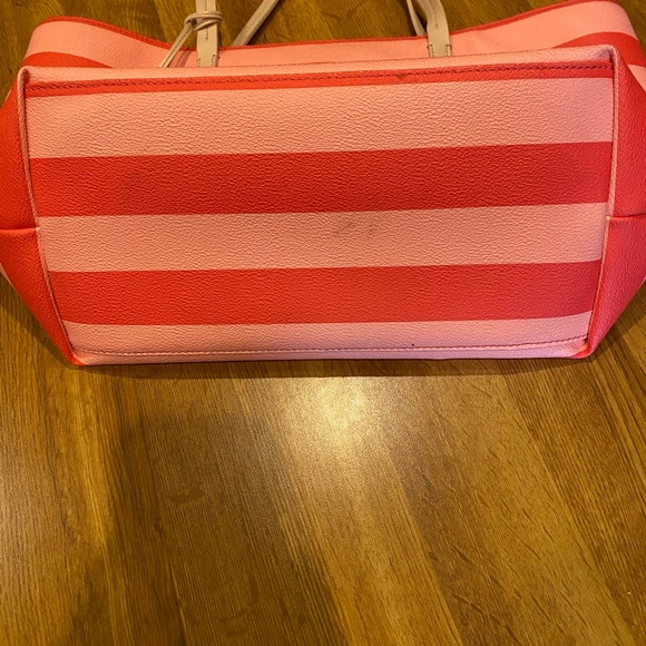 Kate Spade Vibrant Pink Striped Bag - Picture 4 of 4